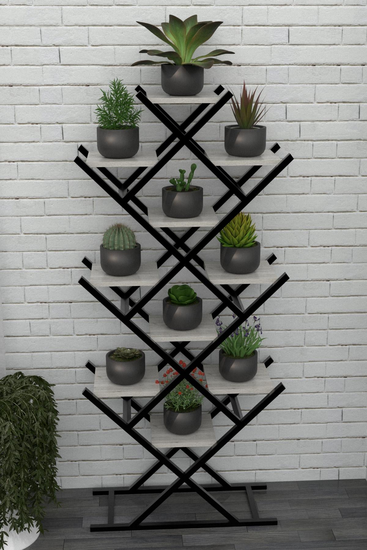 Полка для цветов EcoLoft Лофт DSP-1123 Дуб Кортона (23281598)