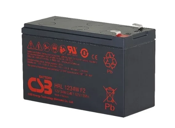 Батарея акумуляторна СSB 9 Аг 12 В 151x65x100 мм (HRL1234W)