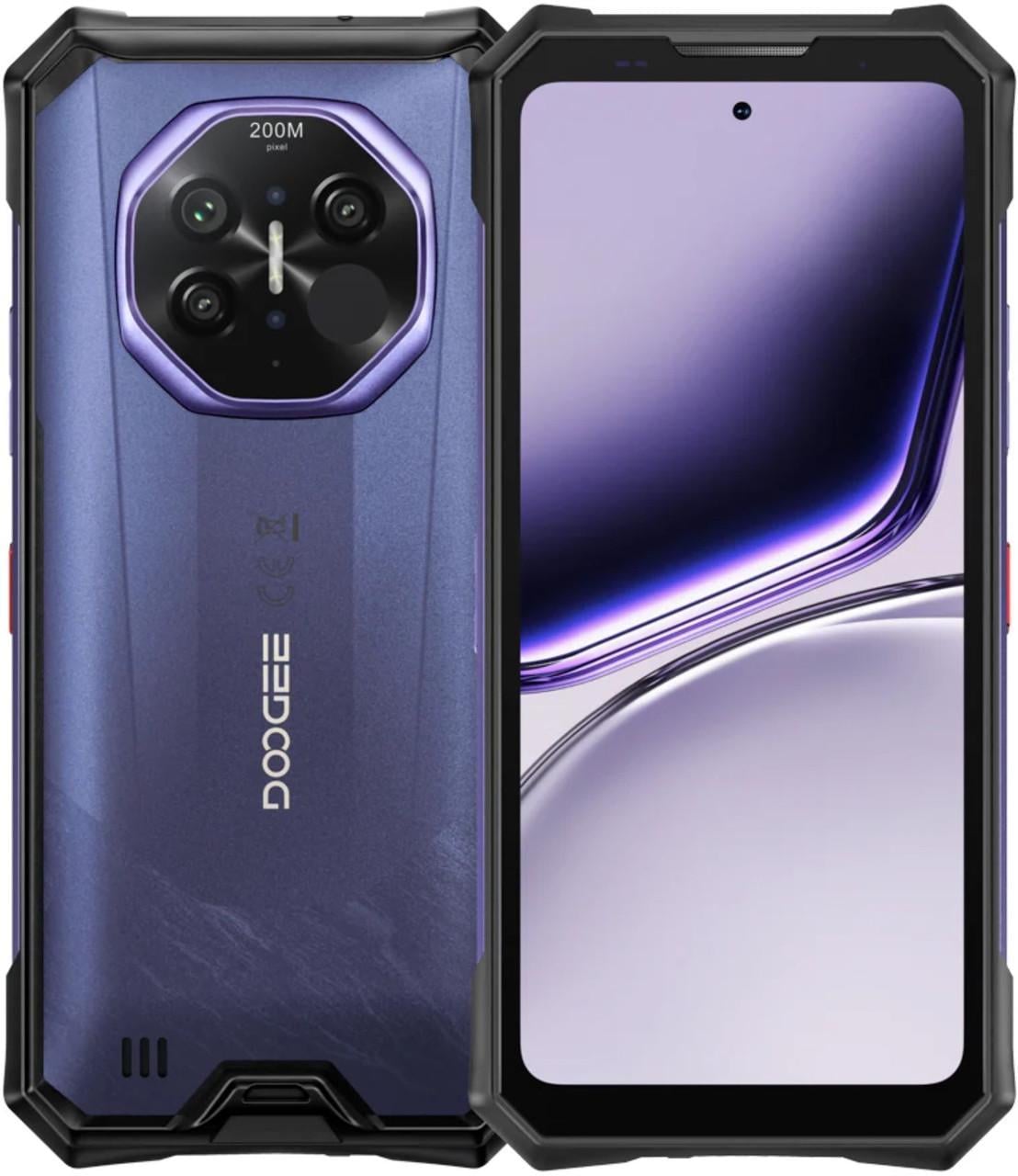 Смартфон Doogee S300 PLUS 5G 12/1024 Гб Night Vision Global Version Titanium Purple (3030668655)