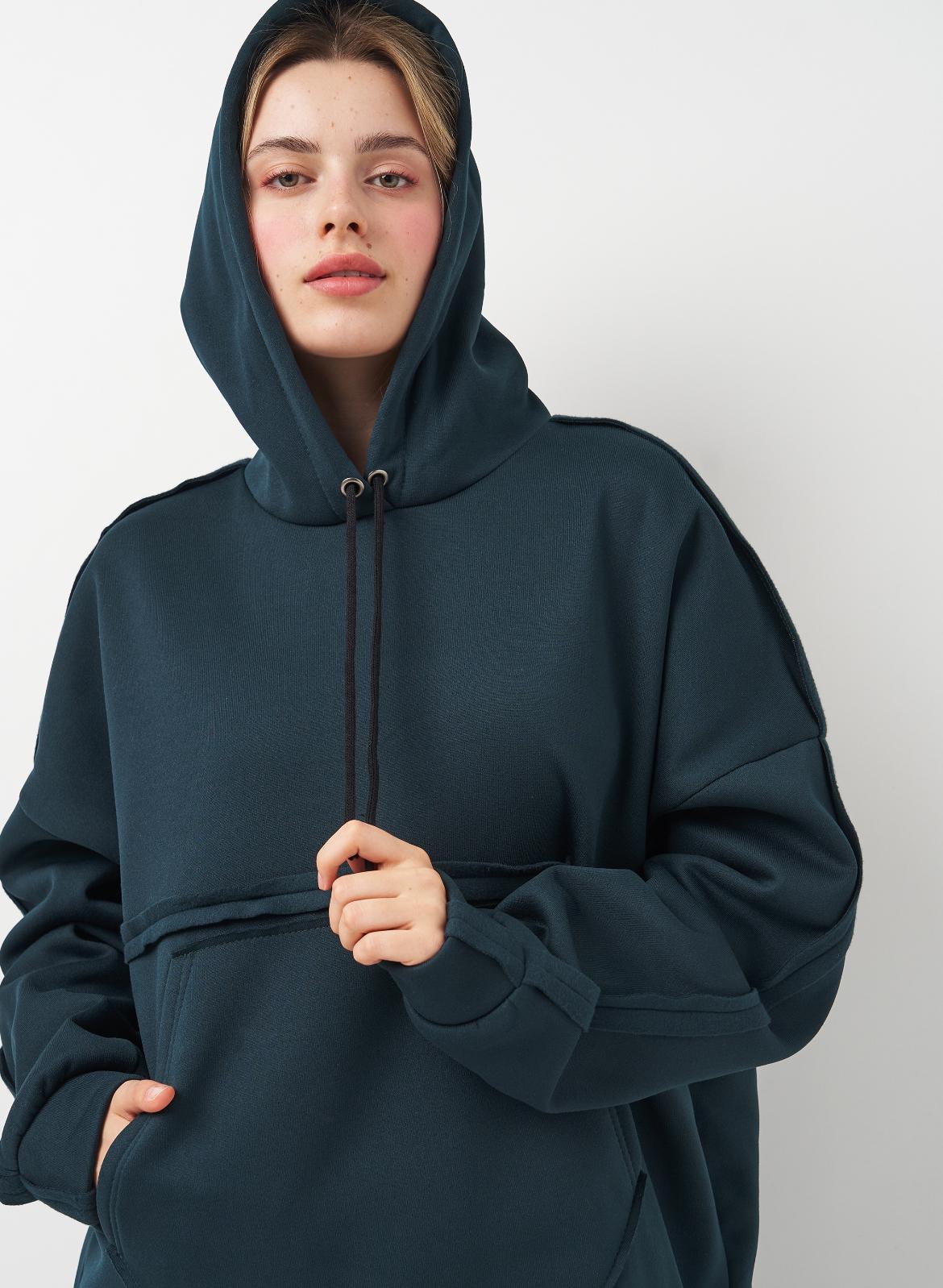 Спортивный костюм утепленный Вилена женский р. 48 Зеленый (2288073083) - фото 6 Спортивный костюм утепленный Вилена женский р. 48 Зеленый (2288073083) - фото 6