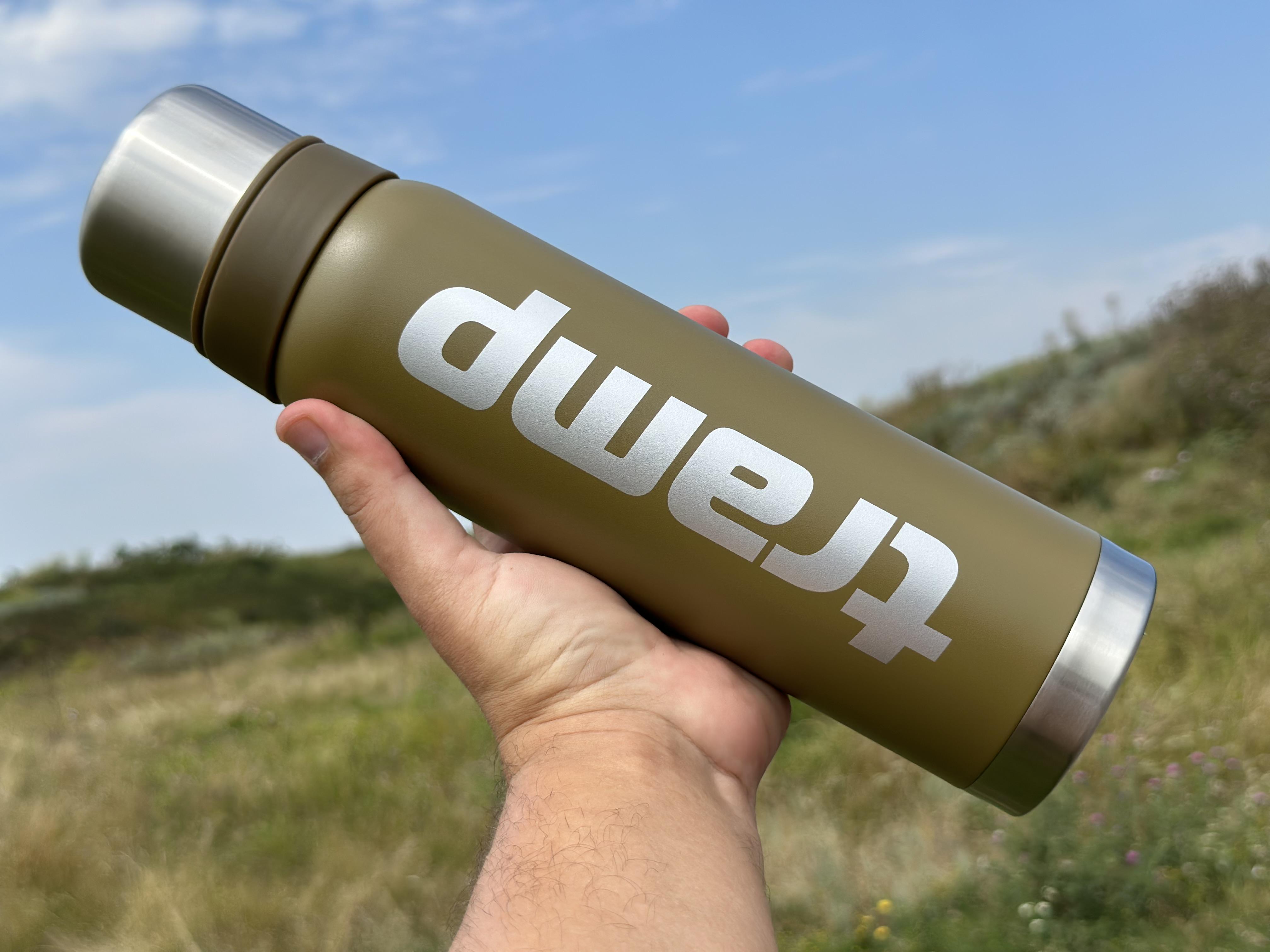 Термос для напитков Tramp expeditio с нержавейки держит 24 ч. 0,9 л (UTRC-027-olive) - фото 4