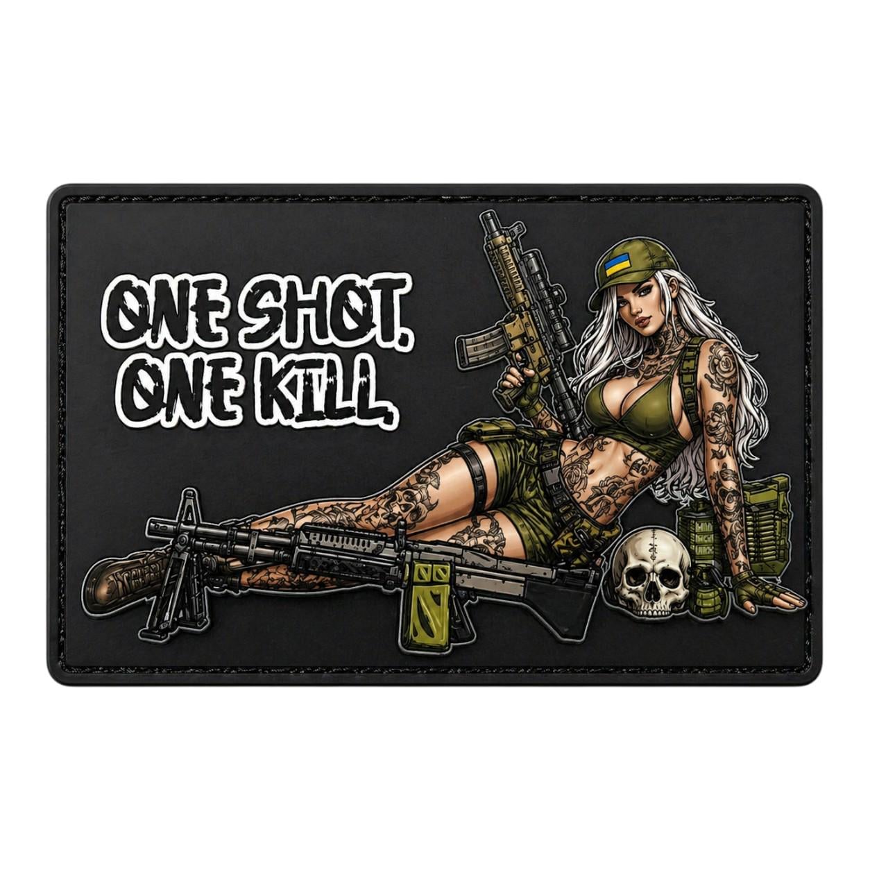 Шеврон One shot One kill (34418096)