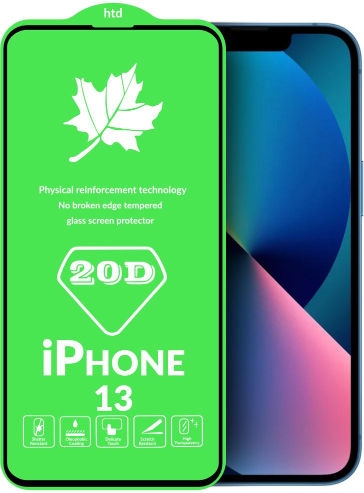 Защитное стекло 20D Glass для iPhone 13 большой радиус (25198)