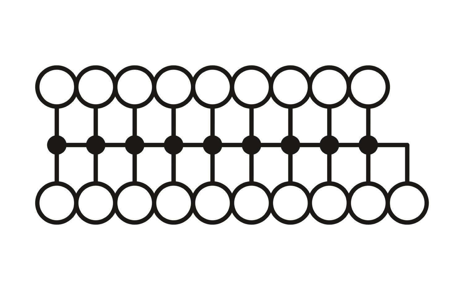 Блок розподільний Phoenix Contact PTFIX 4/18X1,5 GNYE Push-in 450V 17,5A Жовто-зелений (1765183) - фото 2