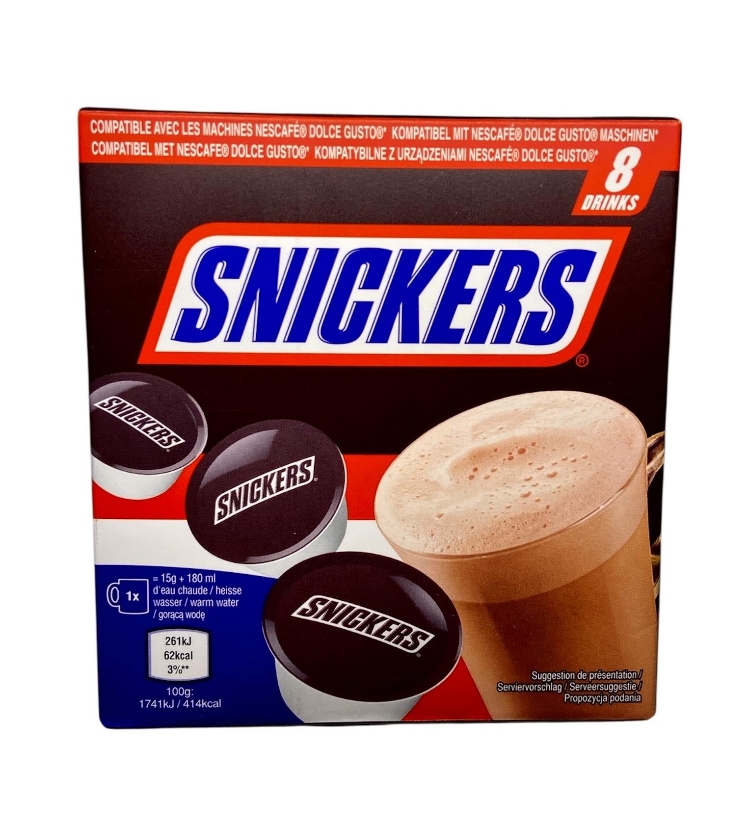 Горячий шоколад NESCAFE Сникерс со вкусом арахиса 8 капсул (59832) Горячий шоколад NESCAFE Сникерс со вкусом арахиса 8 капсул (59832)