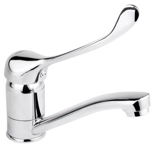 Смеситель для умывальника Ferro Vasto BVAM2A локтевой Хром (247123)