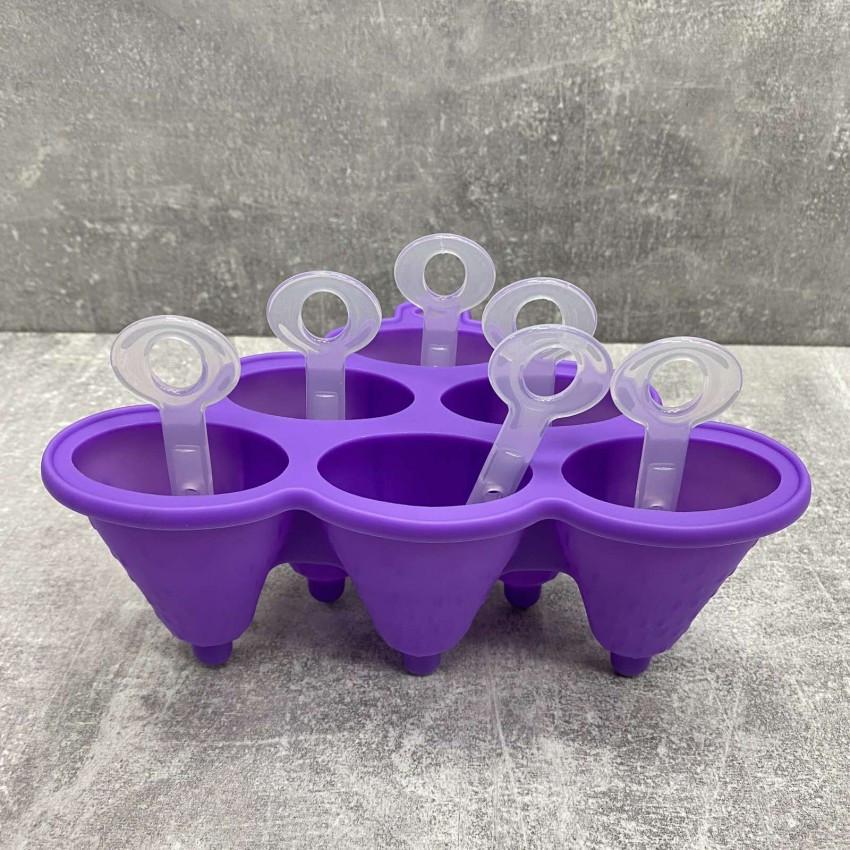Форма для морозива Empire EM-9812 cиліконова 6 шт. Фіолетовий (1850442055) - фото 3 Форма для морозива Empire EM-9812 cиліконова 6 шт. Фіолетовий (1850442055) - фото 3