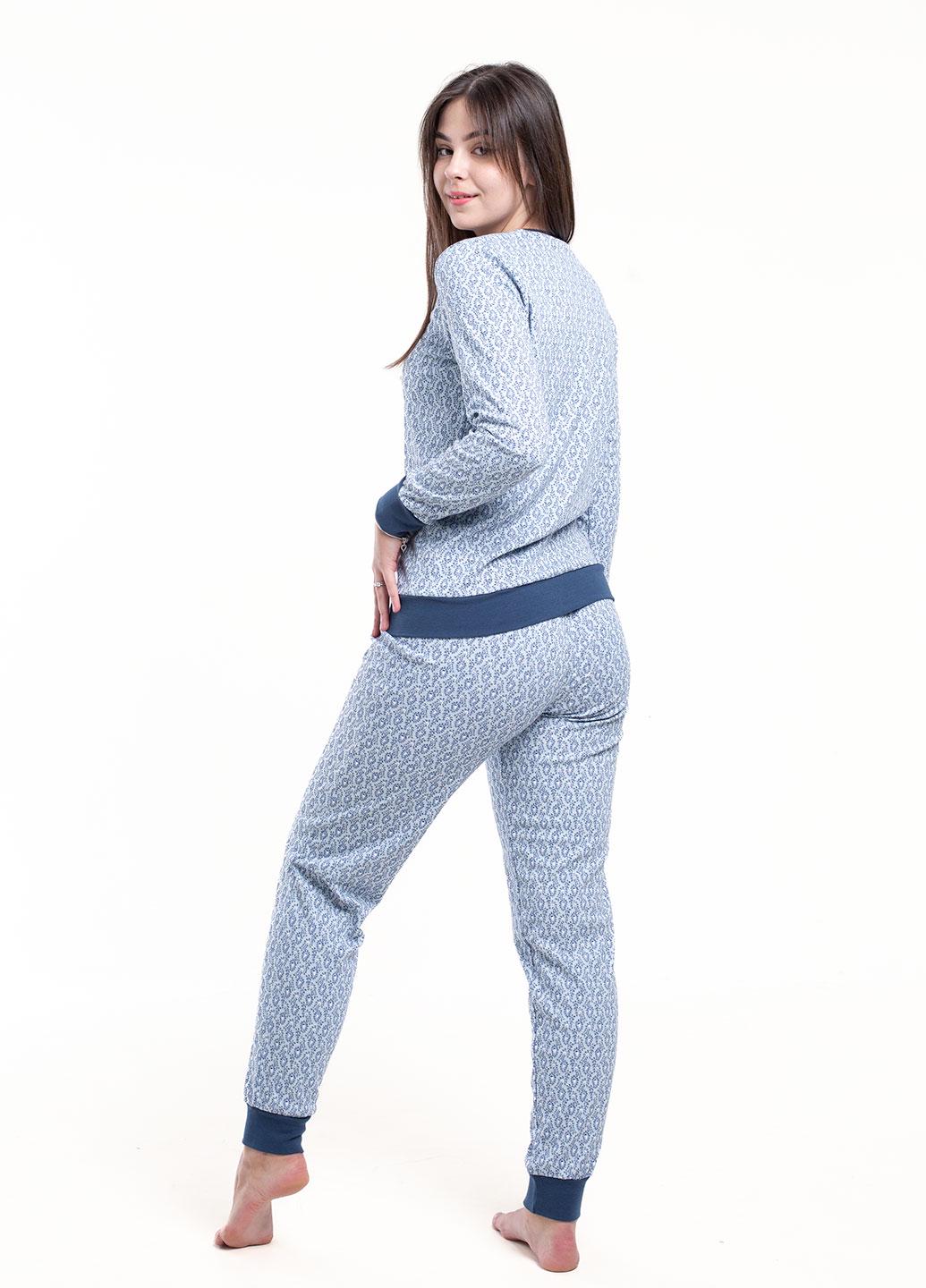 Піжама жіноча Наталюкс S Синій (9526299405721) - фото 2 Піжама жіноча Наталюкс S Синій (9526299405721) - фото 2