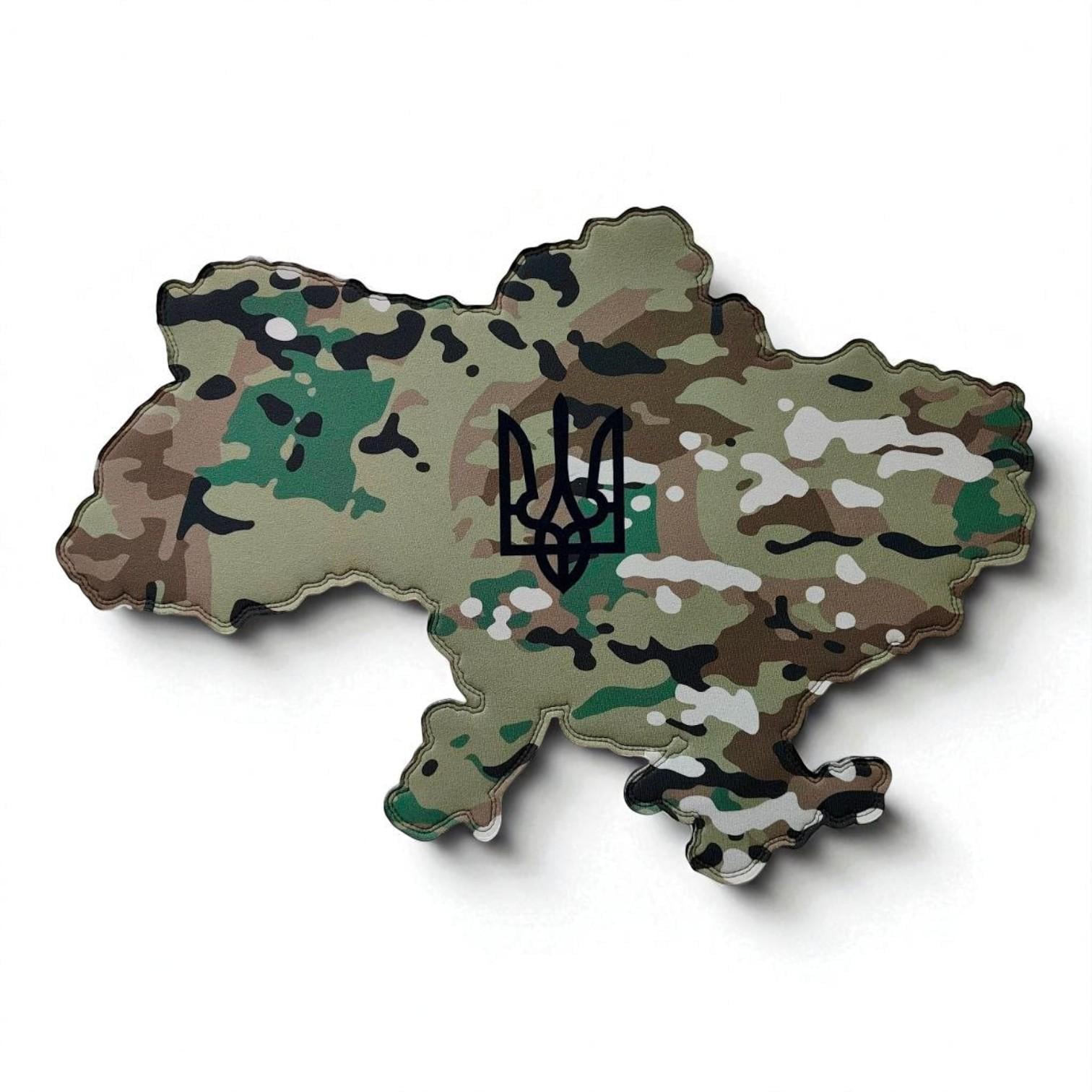 Панель для шевронов велкро в виде карты Украины Мультикам