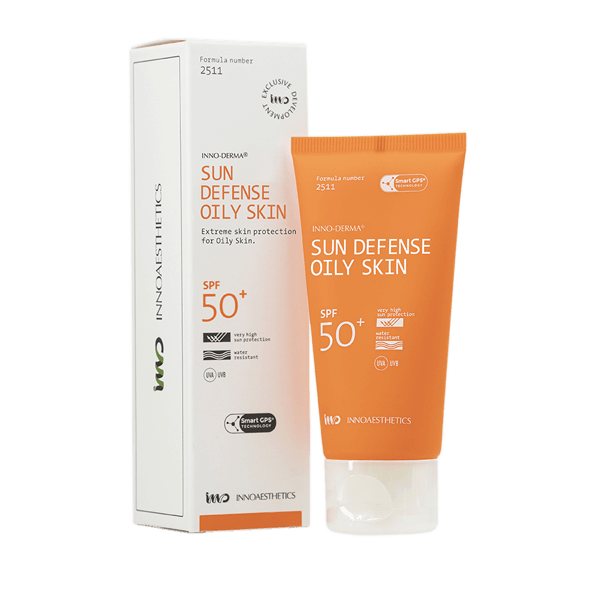 Солнцезащитный матирующий крем для жирной кожи Innoaesthetics SUN DEFENSE OILY SKIN SPF 50 60 мл (1575) Солнцезащитный матирующий крем для жирной кожи Innoaesthetics SUN DEFENSE OILY SKIN SPF 50 60 мл (1575)