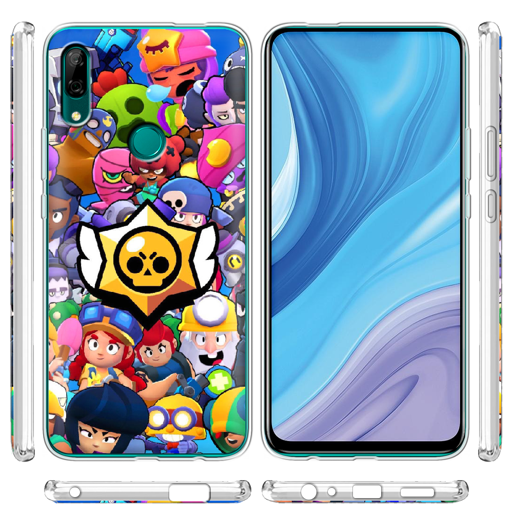 Чохол Boxface Huawei P Smart Z Brawl Stars Прозорий силікон (37381-up2389-37381) - фото 3