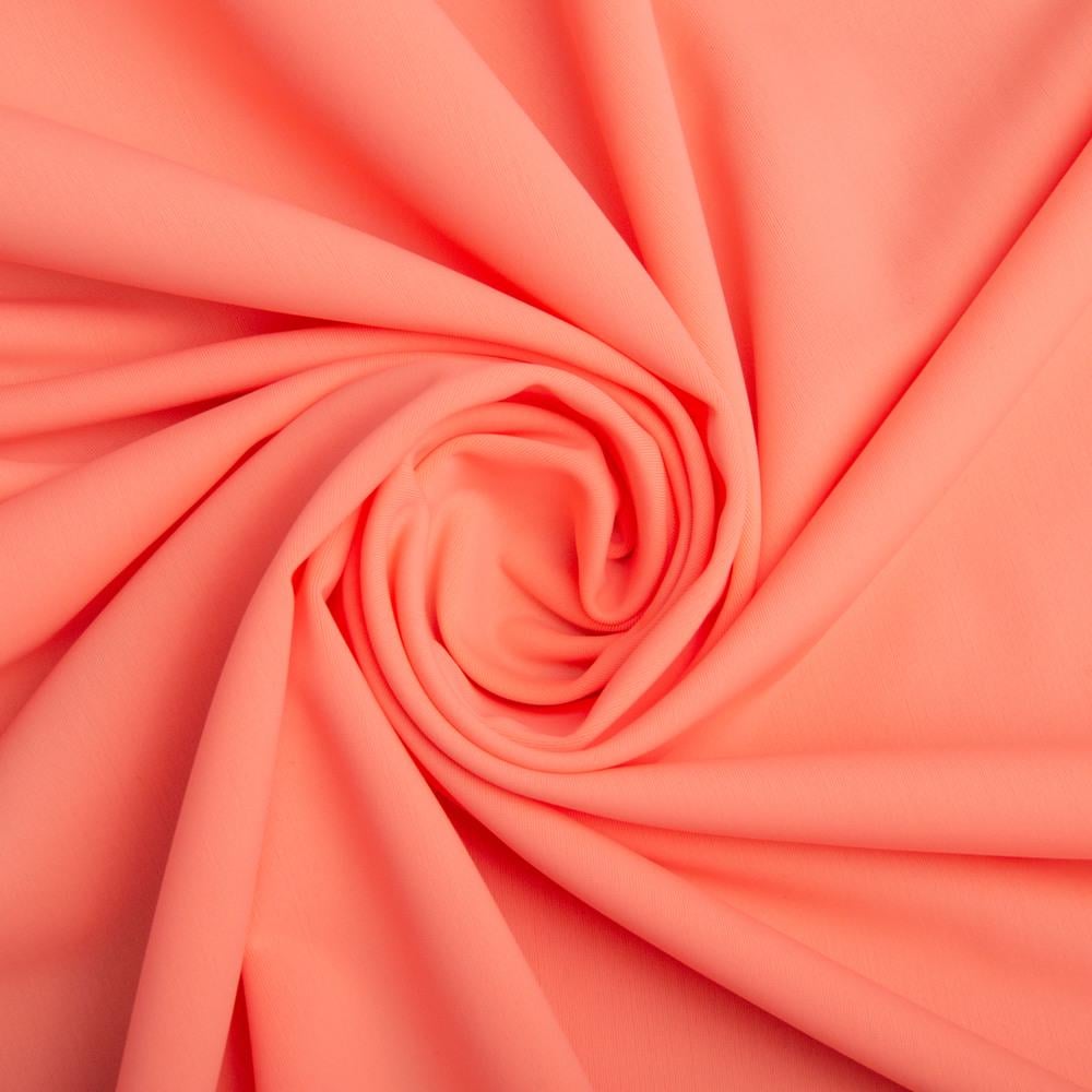 Ткань трикотаж Бифлекс матовый 200 гр/м2 Неон абрикос (25334) Ткань трикотаж Бифлекс матовый 200 гр/м2 Неон абрикос (25334)