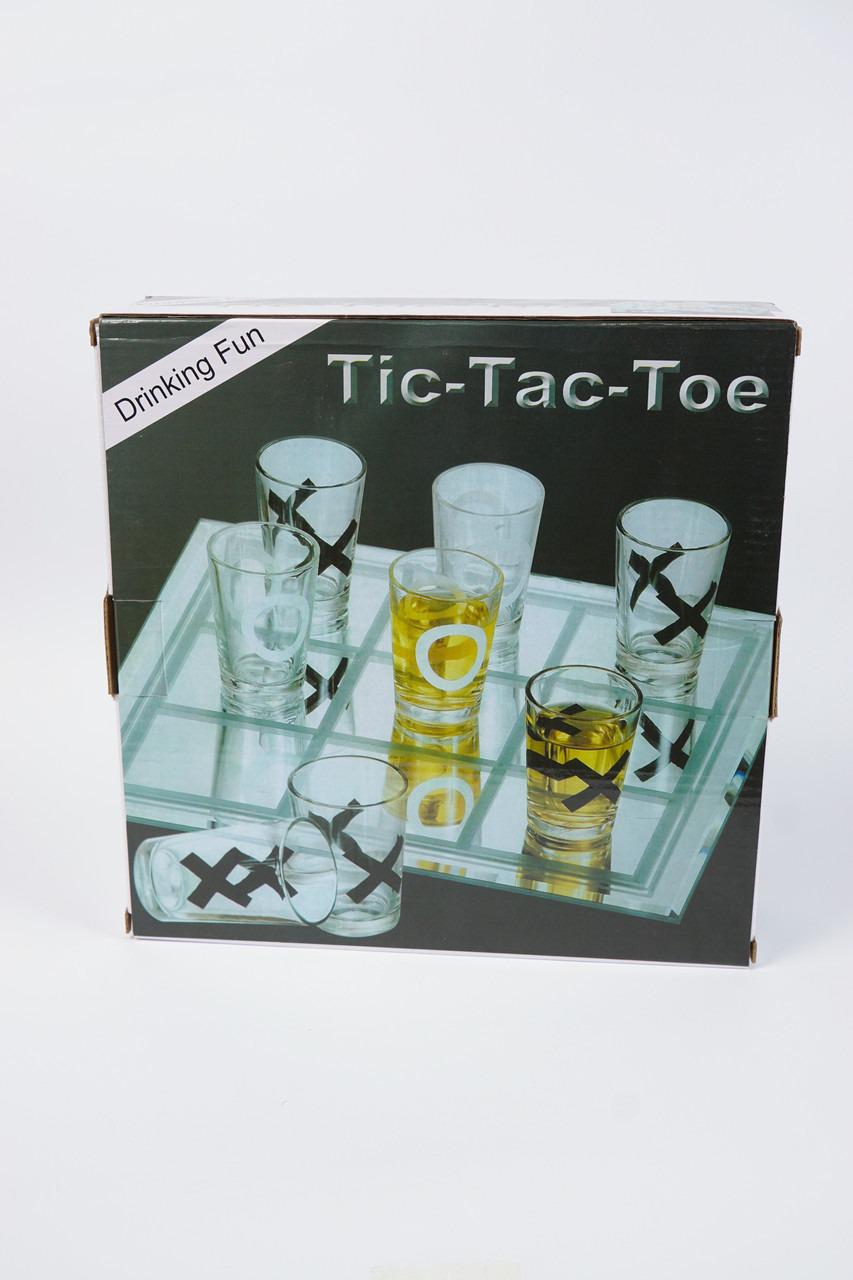 Настольная алко-игра «Крестики-нолики» Tic Tac Toe 22х22 см (26868173)
