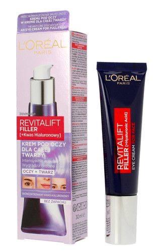 Крем для повік та обличчя L'Oreal Paris Revitalift Filler Eye Cream For Face 30 мл - фото 3