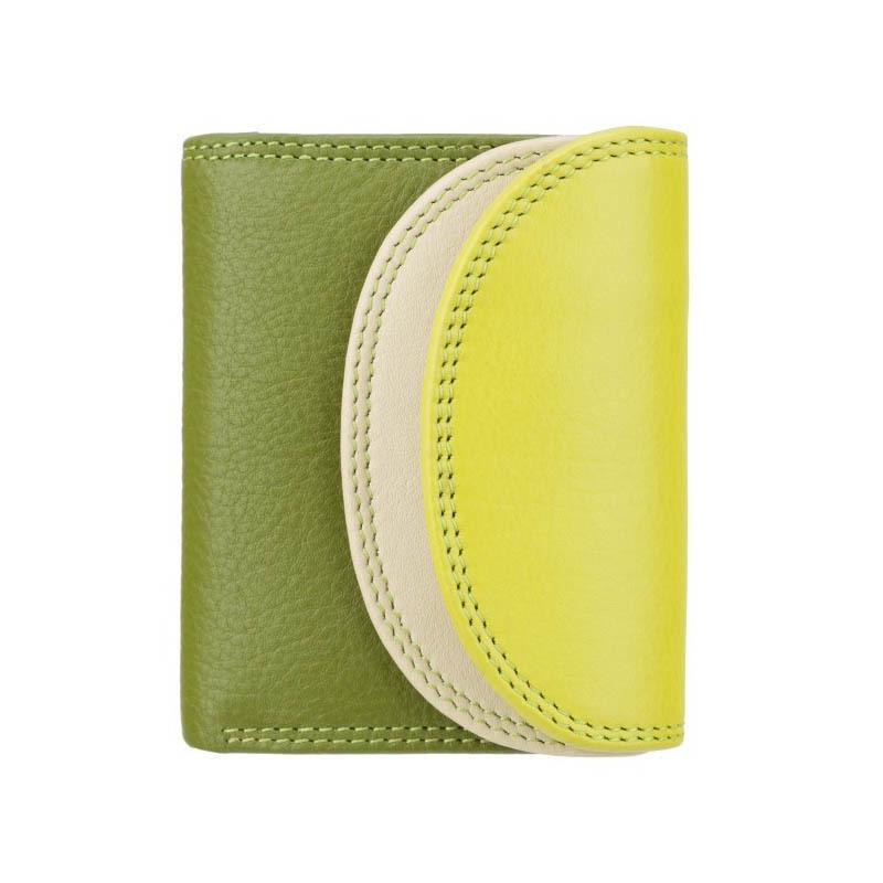 Кошелек женский кожаный Visconti Zanzibar Lime/Multi (RB126 LIME M)