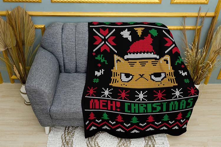 Плед плюшевый Grumpy Cat at the Celebration однослойный 135х150 см (114506)