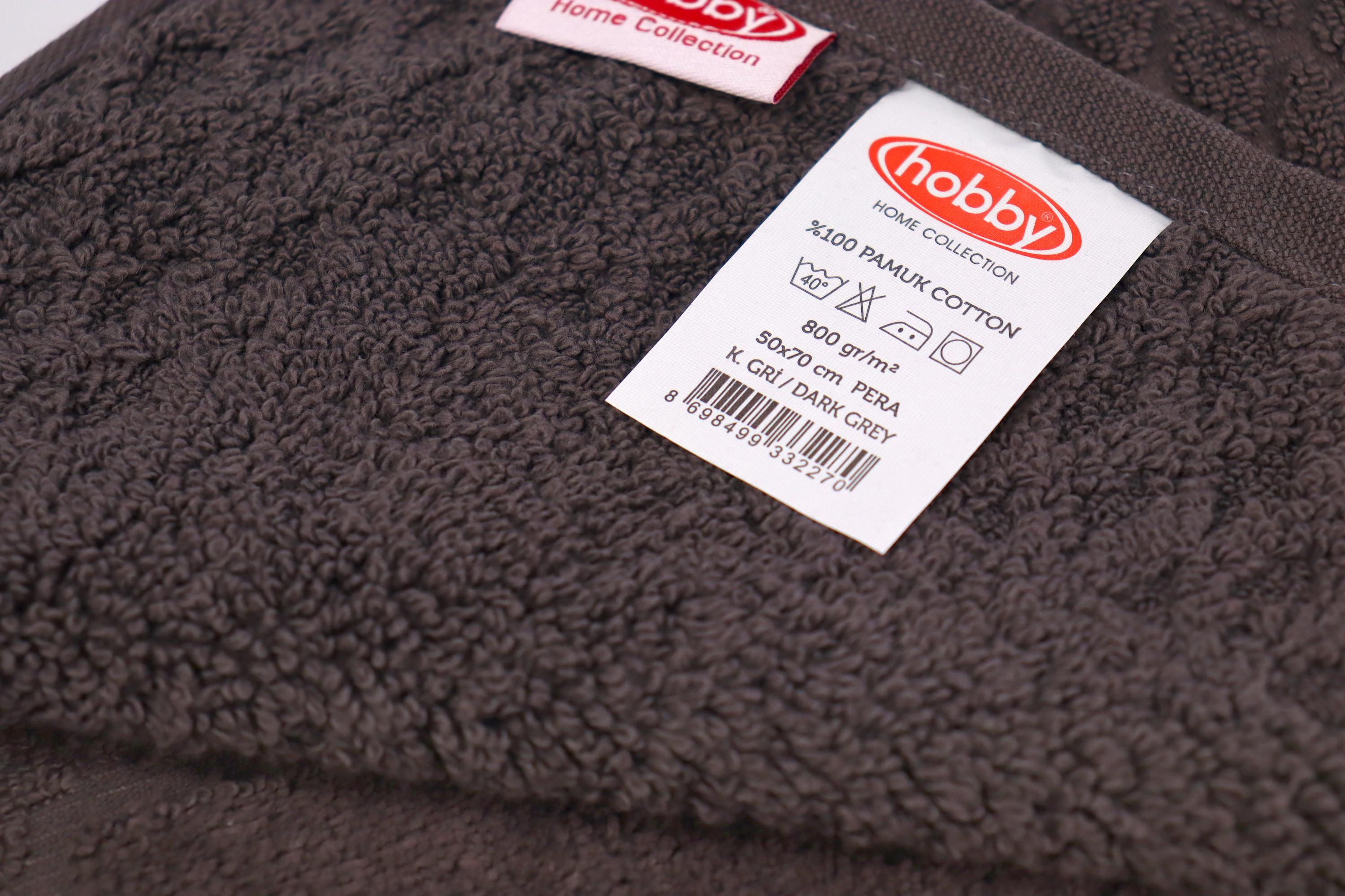 Рушник для ніг Pera 50х70 см 800г/м2 Темно-сірий - фото 3 Рушник для ніг Pera 50х70 см 800г/м2 Темно-сірий - фото 3