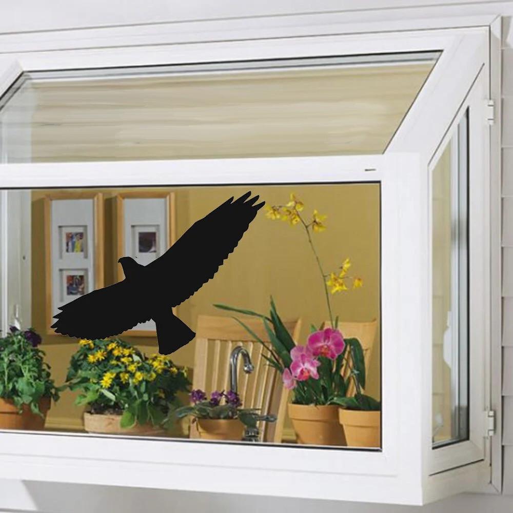 Наклейка на скло для відлякування птахів у вигляді хижого птаха 510х240х0,075 мм - фото 2 Наклейка на скло для відлякування птахів у вигляді хижого птаха 510х240х0,075 мм - фото 2