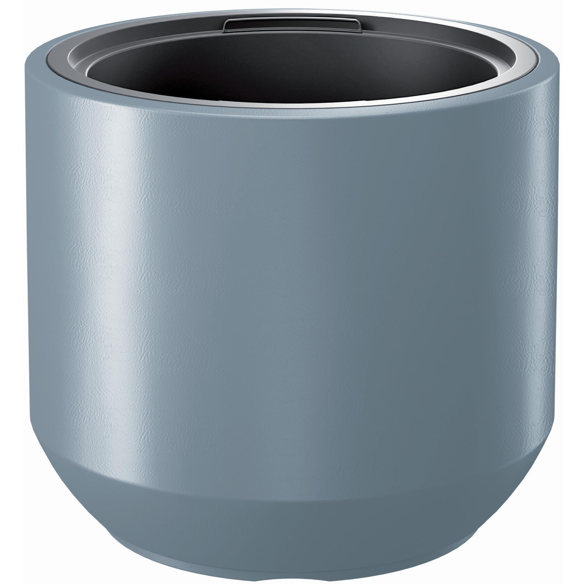 Горшок для цветов Prosperplast HEOS 39х35 см круглый с вкладышем Светло-серый (89076-443)