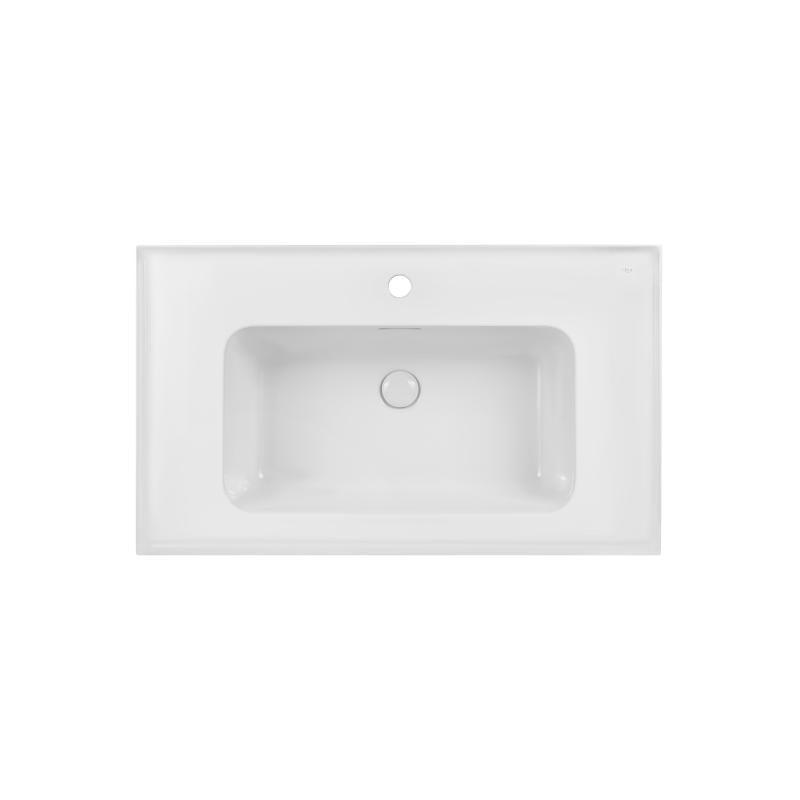 Раковина Q-tap Albatross A с донным клапаном 800х500х230 мм White (QT01115080AW)