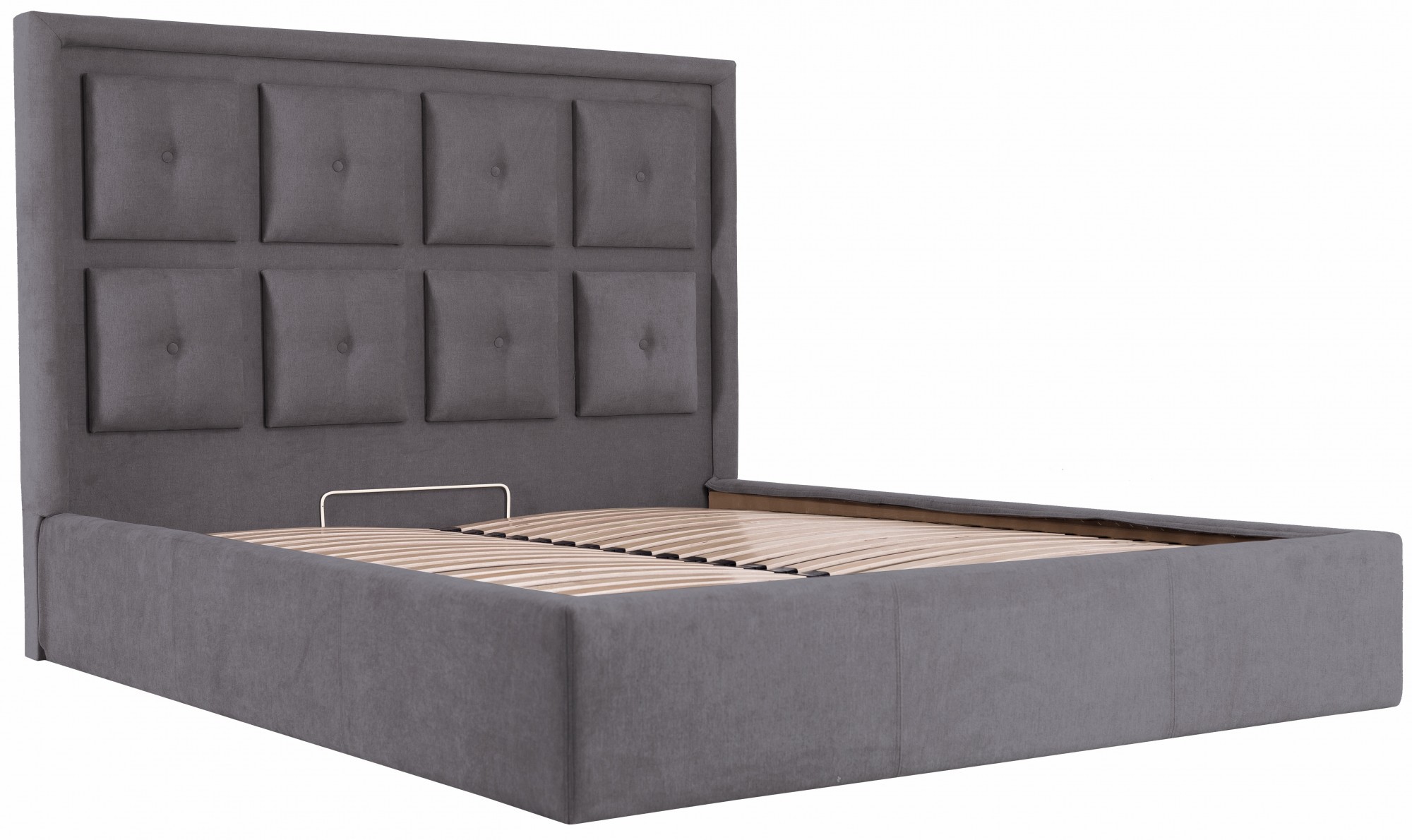 Ліжко двоспальне Windsor Standart Місті Dark Grey 160х200 см Темно-сірий