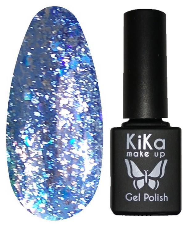 Гель-лак Kika №229 с блестками 8,5 мл Синий (KGP-229)