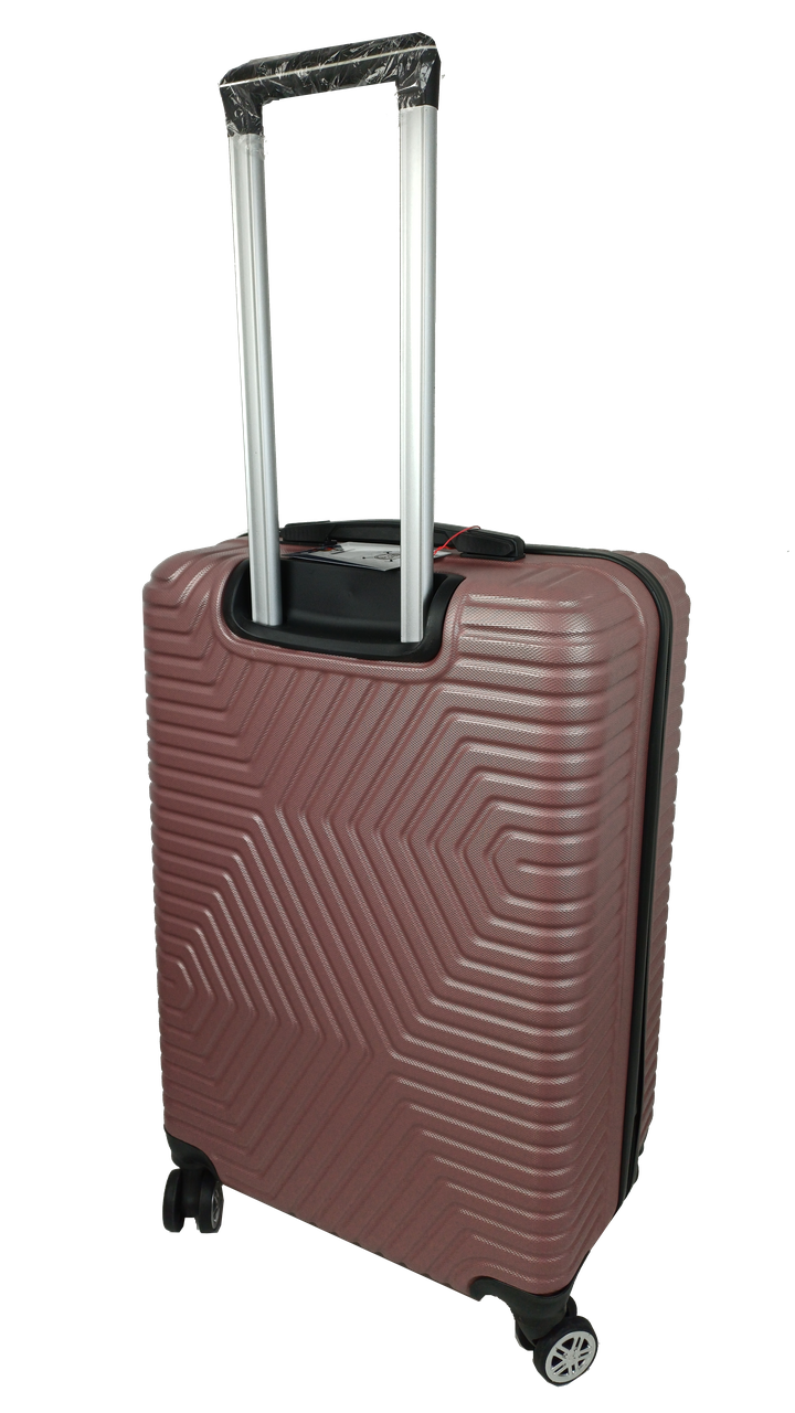 Валіза на колесах пластикова GD Polo середня 70 л Пудра - фото 5 Валіза на колесах пластикова GD Polo середня 70 л Пудра - фото 5