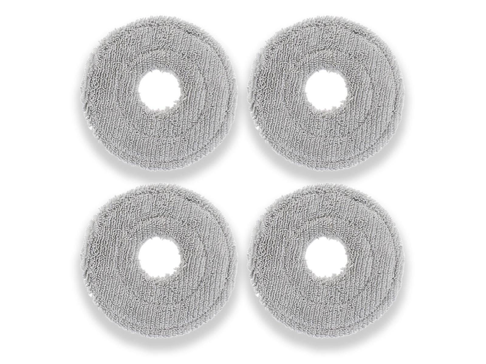 Комплект микрофибровых салфеток совместимых с роботом-пылесосом Mova E40 Ultra 4 шт.