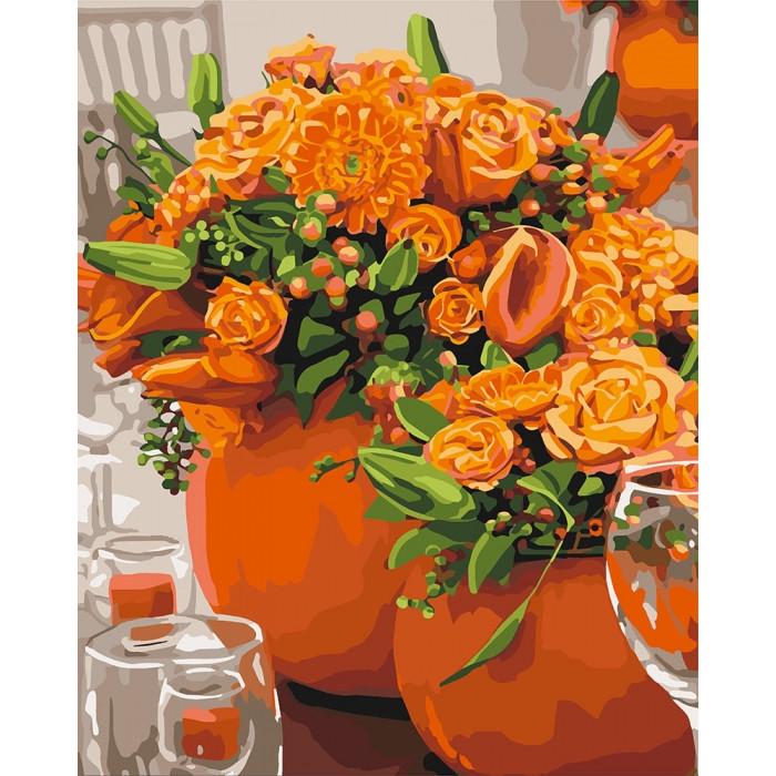 Картина по номерам Идейка Оранжевые 40х50 см (KHO3066)