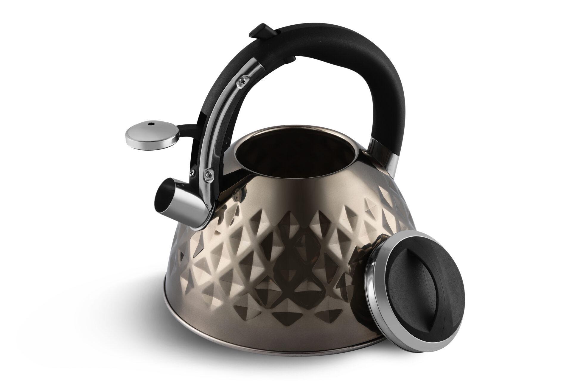 Чайник Edenberg EB-8833 із нержавіючої сталі зі свистком з індукційним дном 3 л (EB-8833-2) - фото 2 Чайник Edenberg EB-8833 із нержавіючої сталі зі свистком з індукційним дном 3 л (EB-8833-2) - фото 2