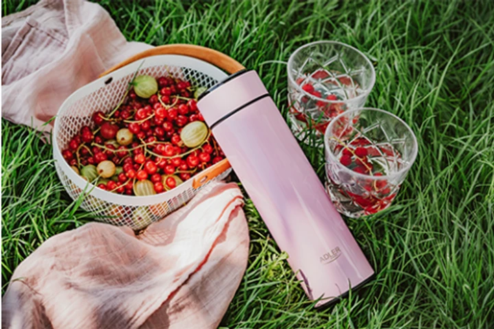 Термос Adler AD 4506bk LED зі світлодіодним сенсорним дисплеєм 473 мл Рожевий (2334359386) - фото 10 Термос Adler AD 4506bk LED зі світлодіодним сенсорним дисплеєм 473 мл Рожевий (2334359386) - фото 10