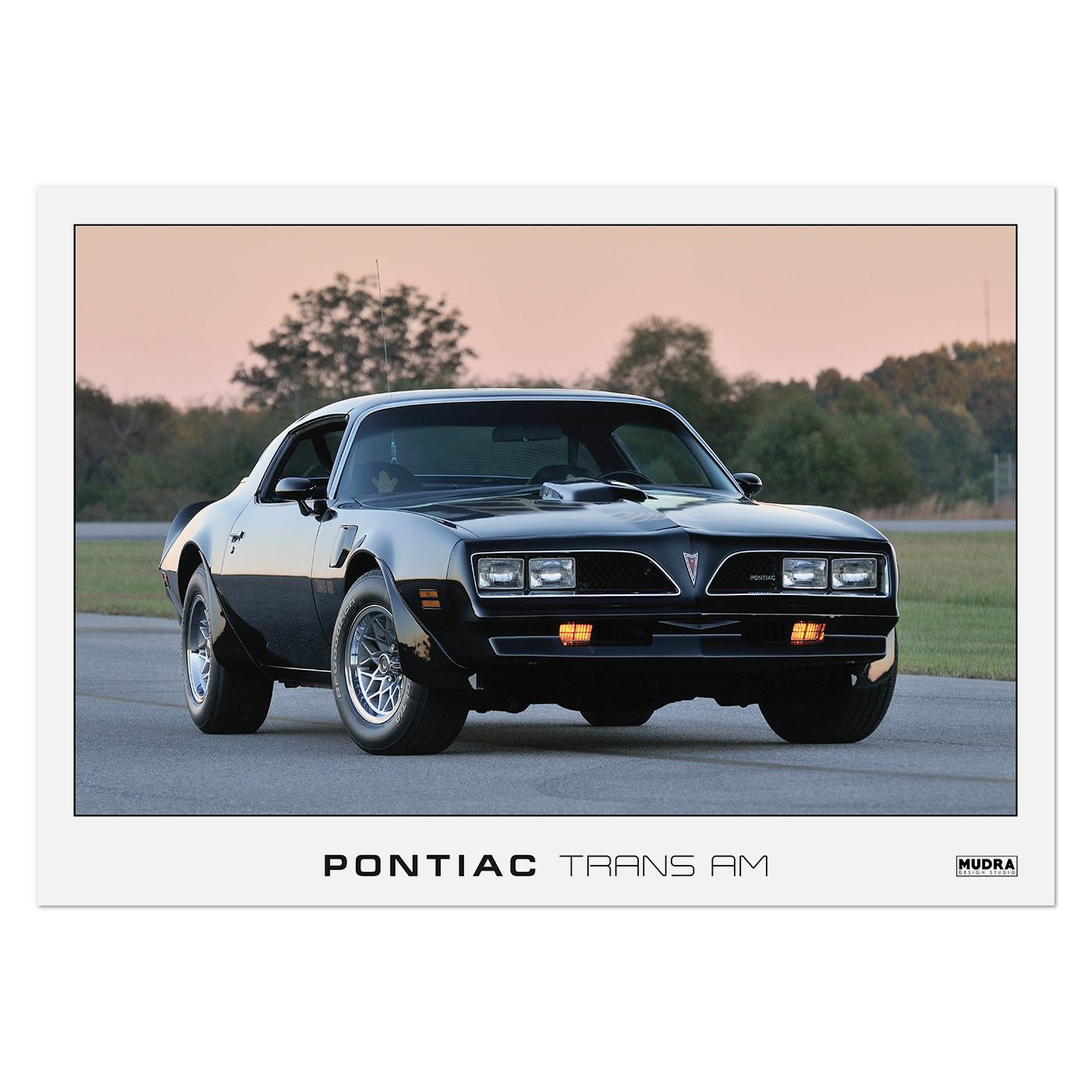Плакат автомобильный Pontiac Trans Am 84x60 см (0341) Плакат автомобильный Pontiac Trans Am 84x60 см (0341)