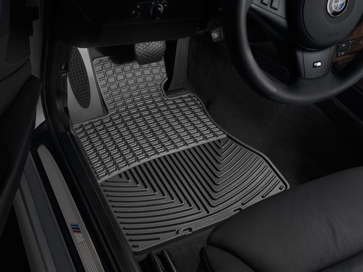 Килимки автомобільні передні гумові WeatherTech W62 BMW 525i/525xi/530i/530xi/530xi/545i Sedan/550i 2004-2007 Чорний (1185135904)