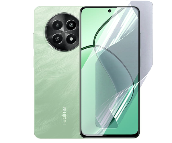 Противоударная гидрогелевая пленка Hydrogel Film для Realme C65 5G, Transparent