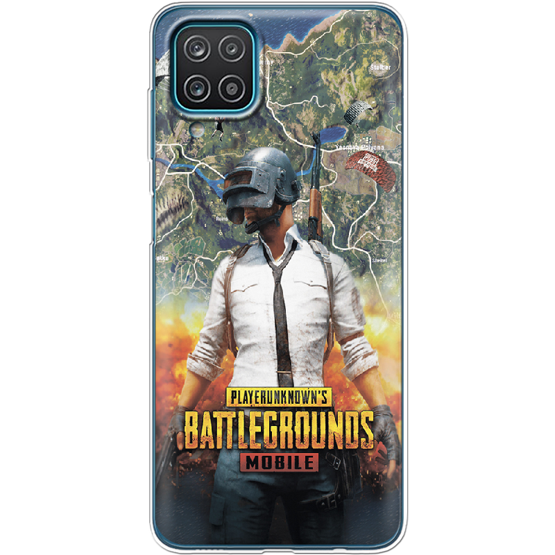 Чохол Boxface Samsung A125 Galaxy A12 PUBG Mobile Прозорий силікон (41506-up2309-41506)