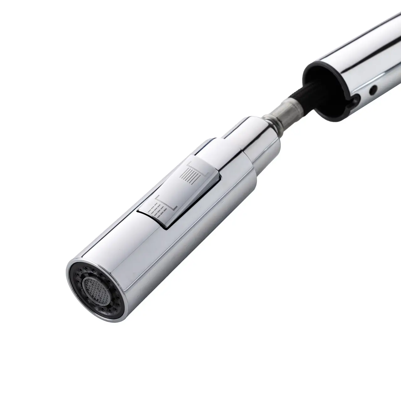 Змішувач латунний для кухні Haiba Bolero з висувною лійкою - фото 3