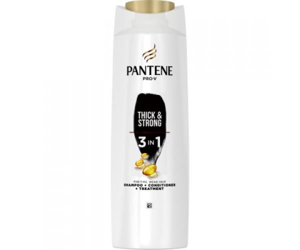 Шампунь Pantene Pro-V 3в1 Густе та міцне 360 мл (8001090673329/8006540476727)