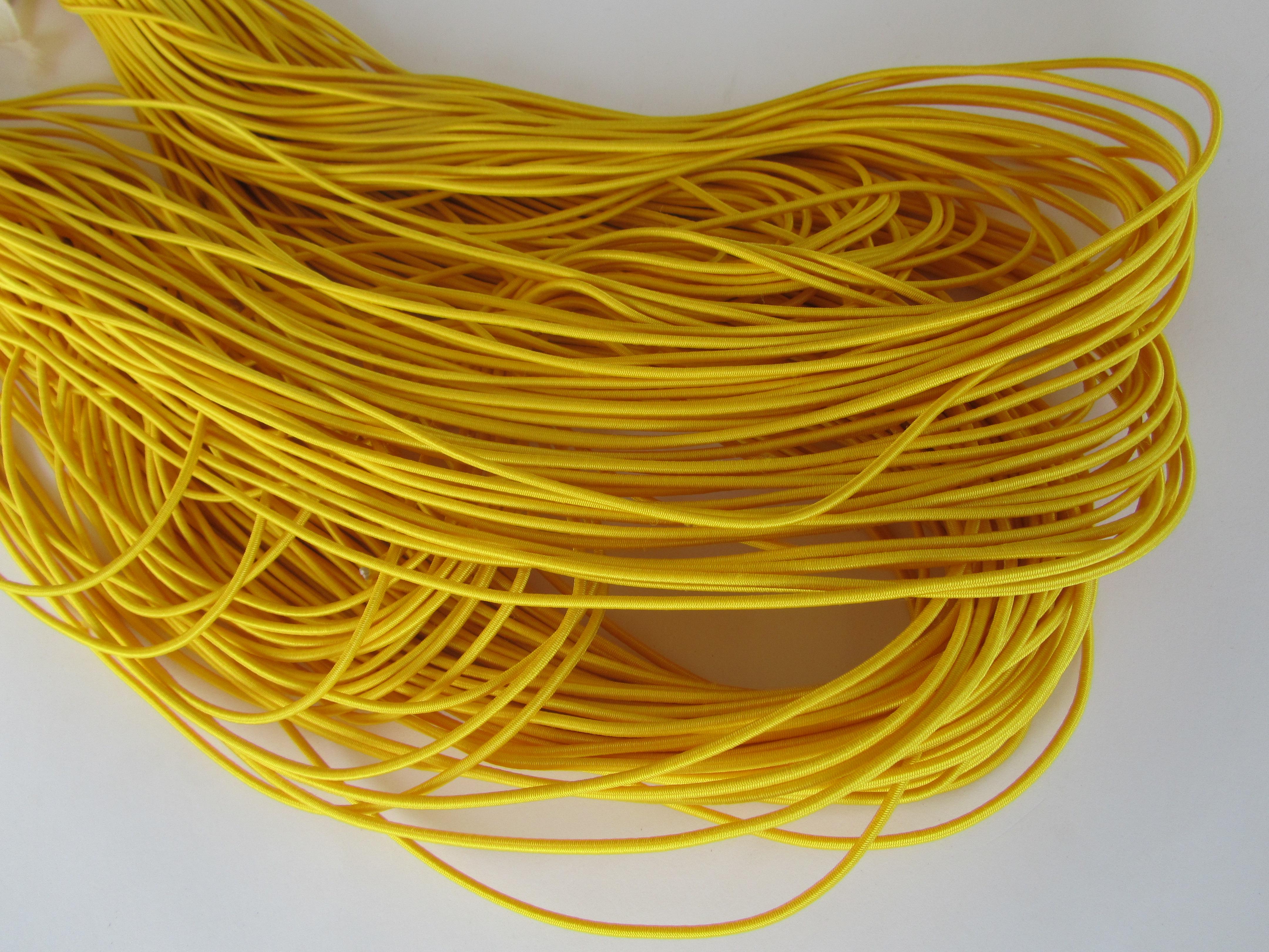 Резинка круглая d 2,5 мм/100 м Желтый (41892037)