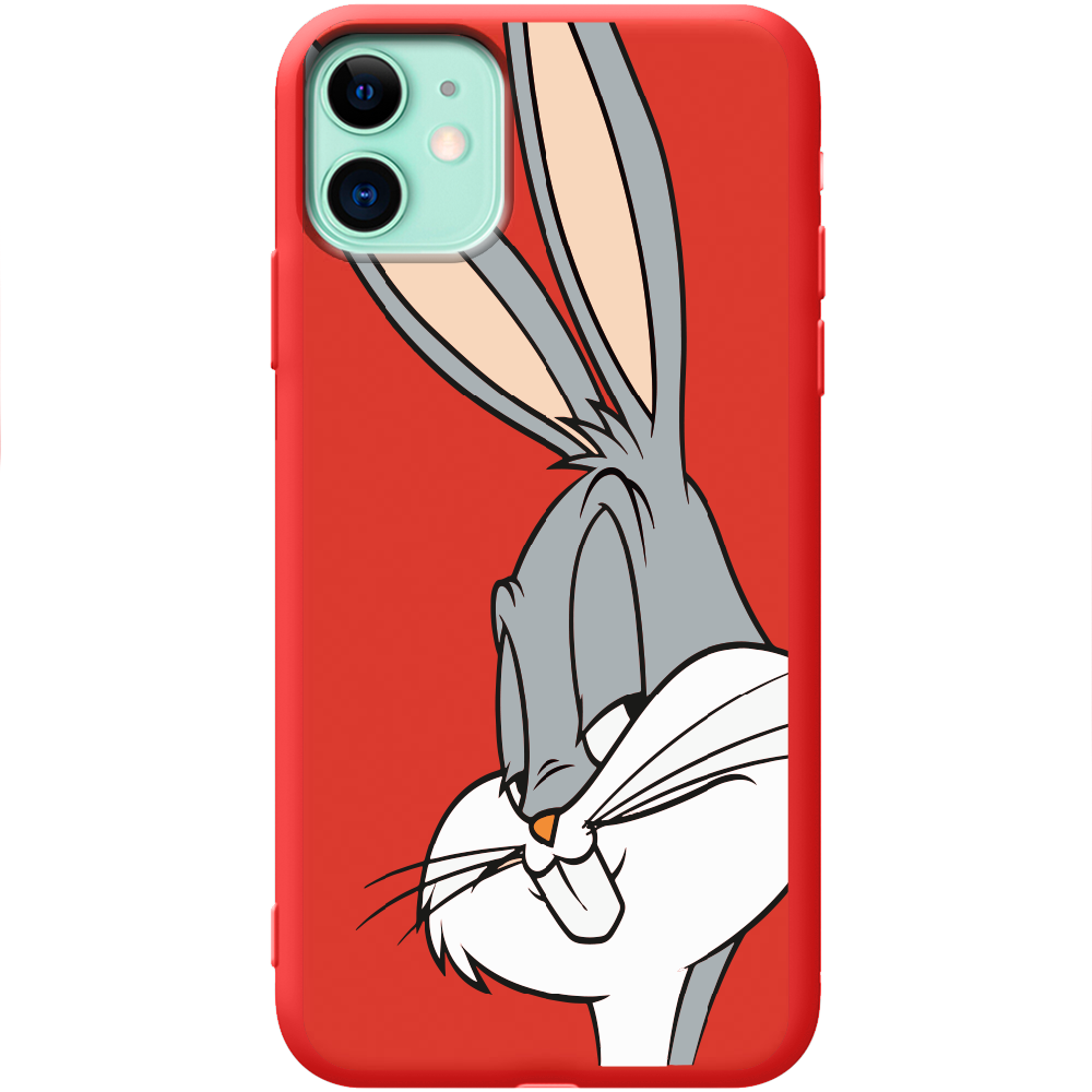 Чохол Boxface iPhone 11 Lucky Rabbit Червоний силікон  (38184-bk81-43041)