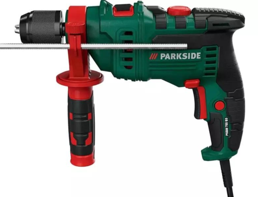 Дриль ударний Parkside PSBM 750 B3 Мережа 220 В 3000 об./хв 750 Вт