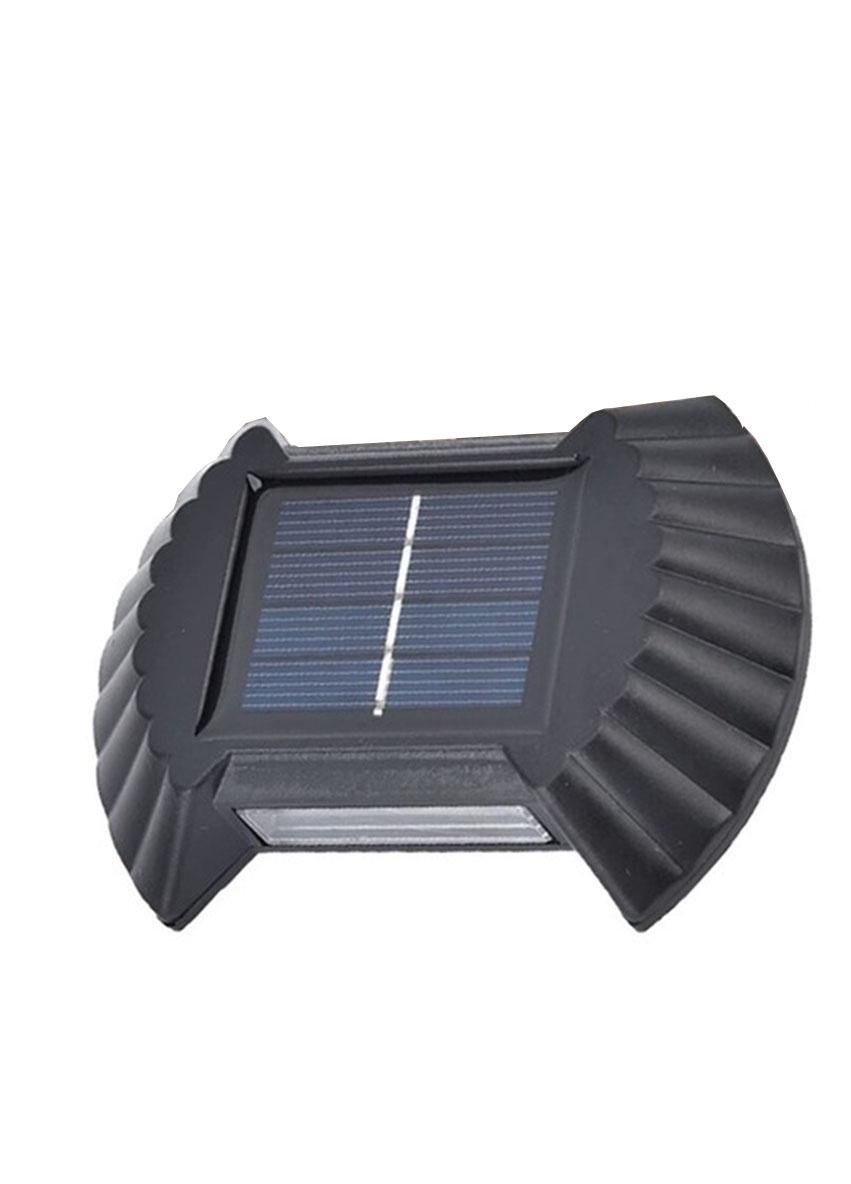 Ліхтар настінний вуличний Smart Solar Light JB-012 із сонячною панеллю акумуляторний Чорний (733466А)