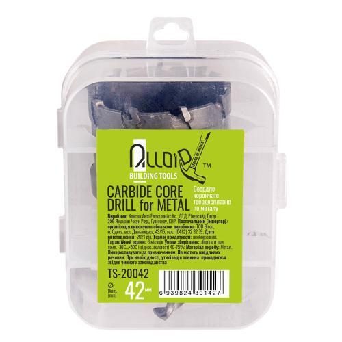 Свердло Alloid корончате твердосплавне по металу 42 мм - фото 4