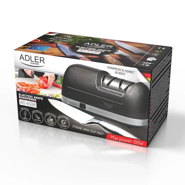 Аппарат для заточки ножей Adler AD 4508 (5905575902368) - фото 8 Аппарат для заточки ножей Adler AD 4508 (5905575902368) - фото 8