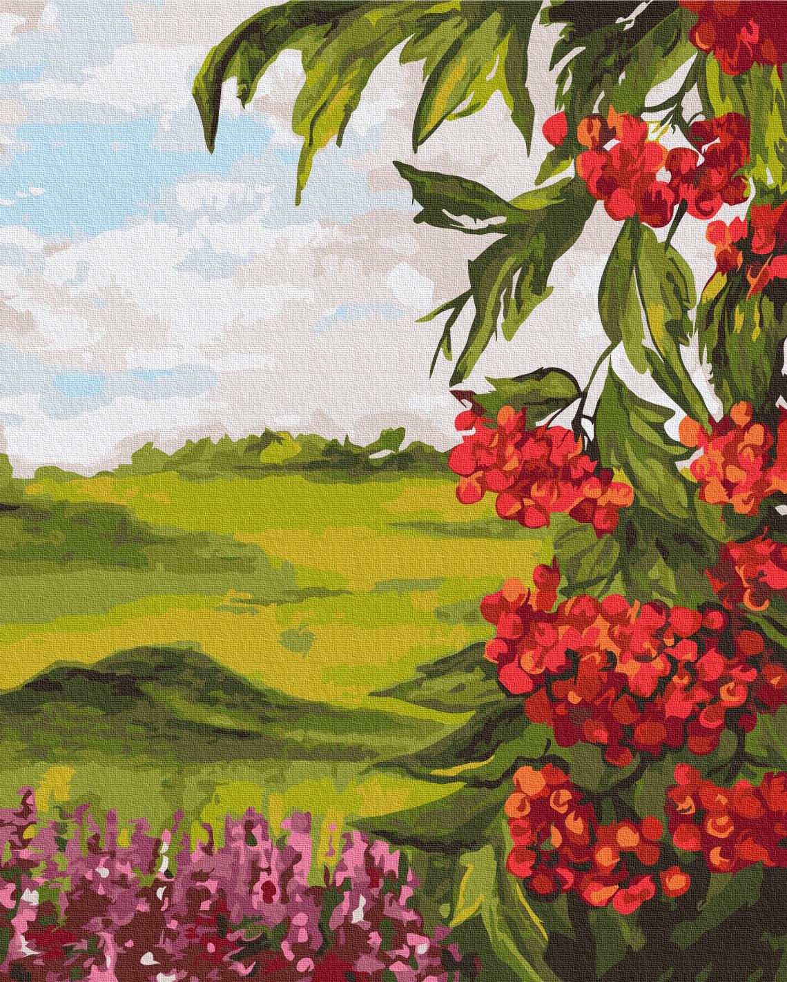 Картина по номерам Brushme Полевая калина 40x50 см (BS53959)