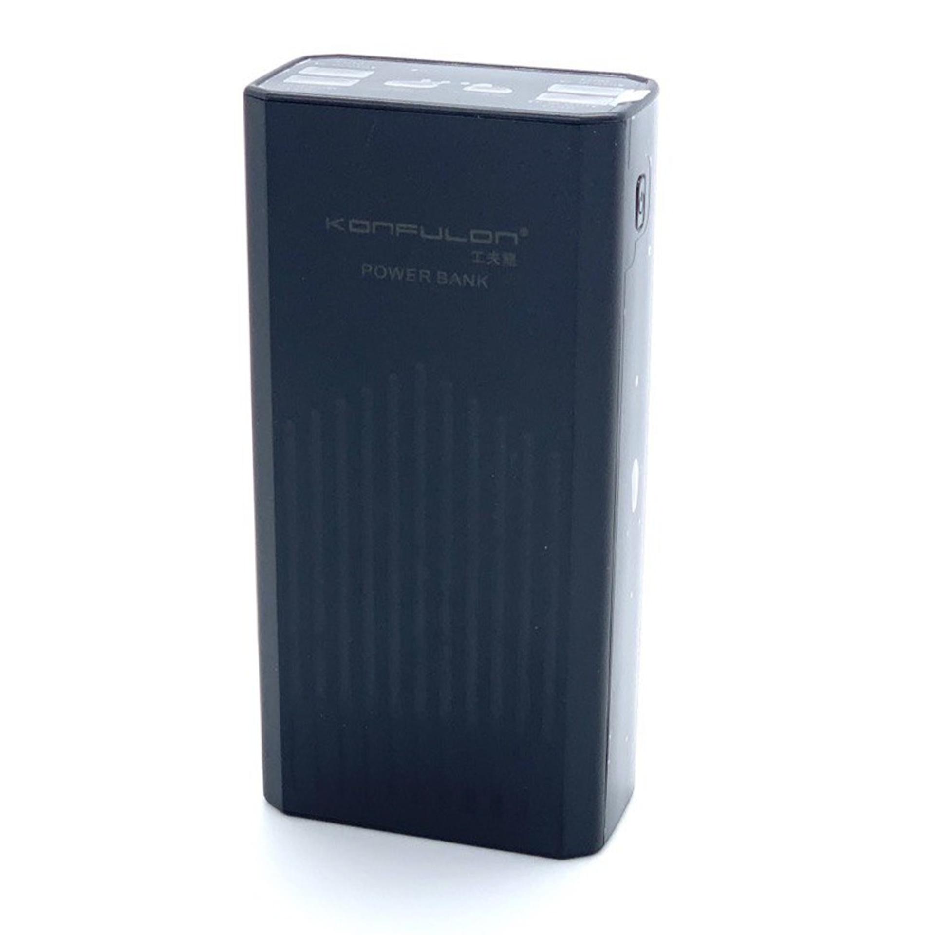 Повербанк Konfulon 40000 mAh TypeC Micro USB Черный - фото 5