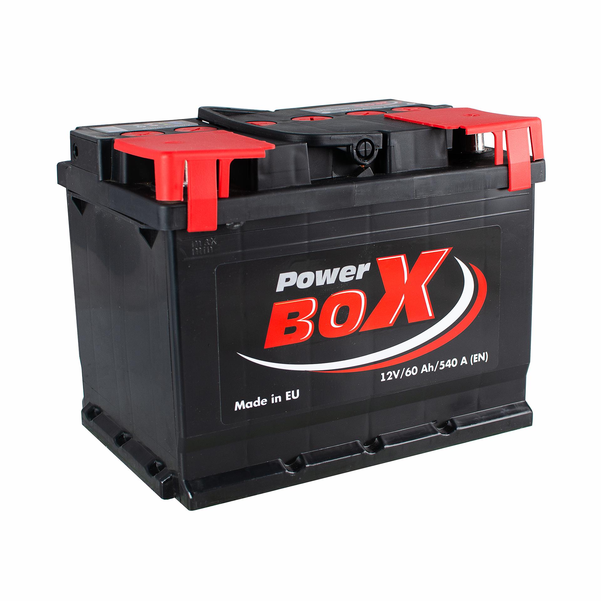 ᐉ Аккумулятор Power Box 60 Ah/12V 1 плюс слева • Купить в Киеве, Украине •  Лучшая цена в Эпицентр