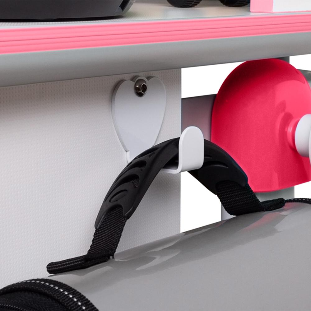 Парта трансформер школьная эргономичная Mealux Sherwood Energy Белый/Розовый (BD-830 W/PN Energy) - фото 11 Парта трансформер школьная эргономичная Mealux Sherwood Energy Белый/Розовый (BD-830 W/PN Energy) - фото 11