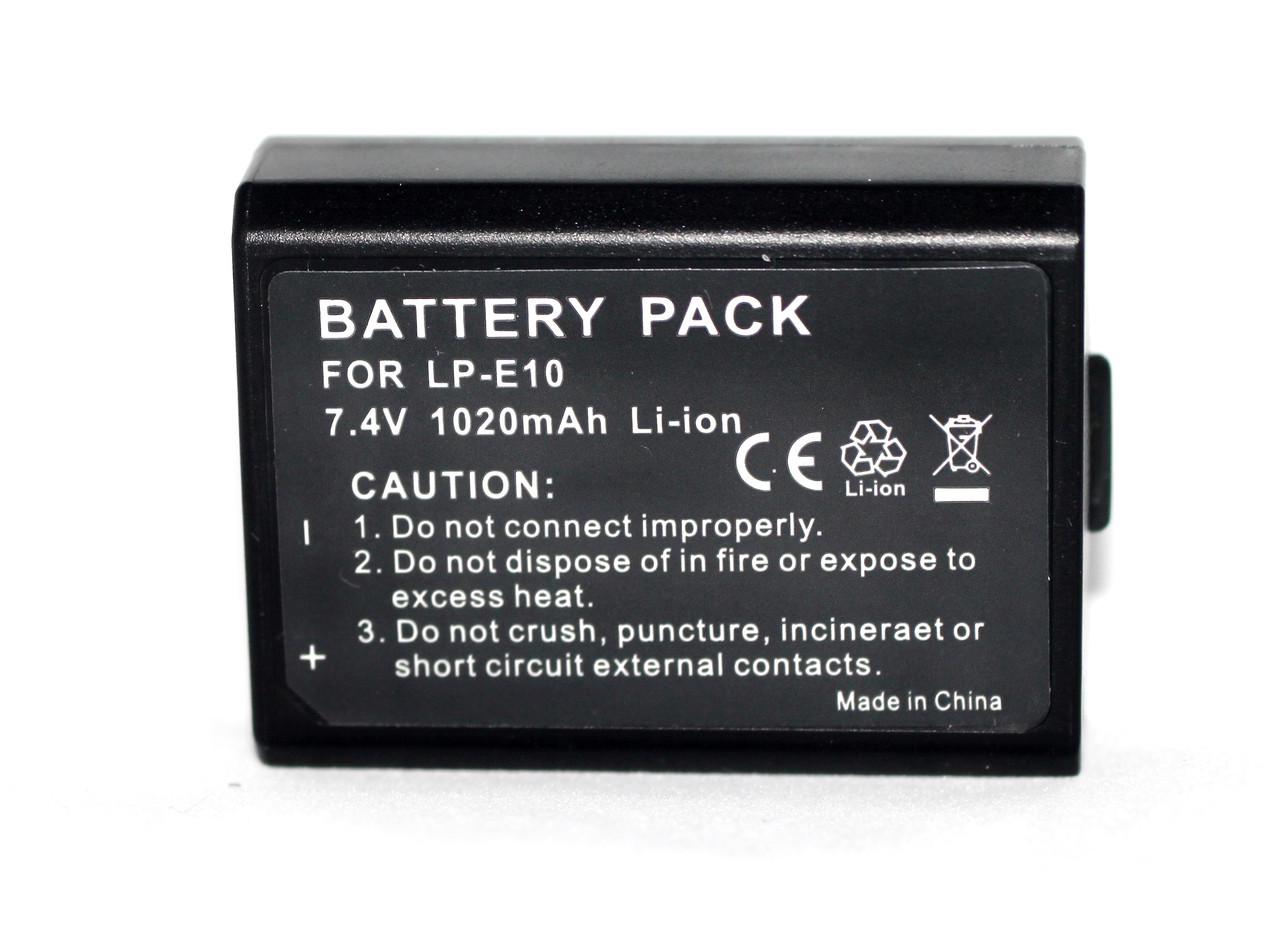 Акумулятор для фотоапаратів Canon 1500D 2000D 4000D LP-E10 аналог на 1020 ма Акумулятор для фотоапаратів Canon 1500D 2000D 4000D LP-E10 аналог на 1020 ма