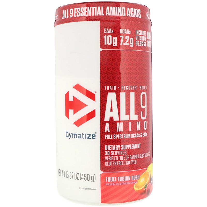 Аминокислота Dymatize All9 Amino 450 г Фруктовый пунш (5346V9419)