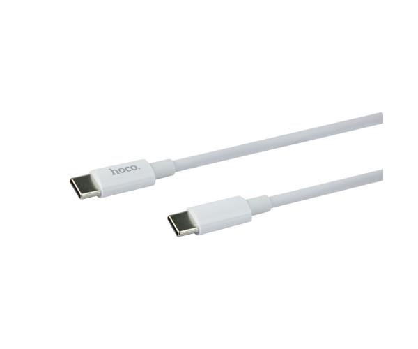 Пристрій зарядний мережевий Hoco DC40 QC3.0 Type-C PD 65W USB cable Type-C to Type-C White - фото 3